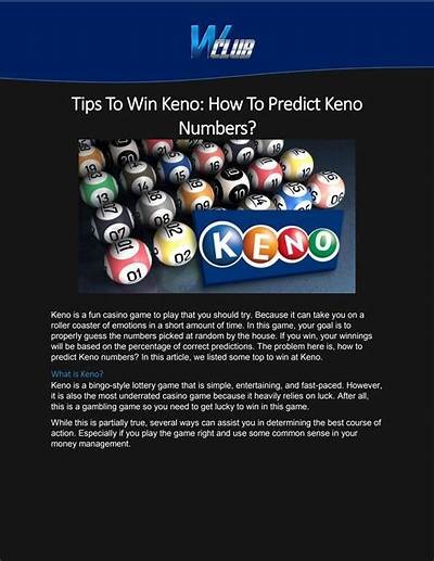 Explore Historical Keno Results for Enhanced Winning Strategies and Insights